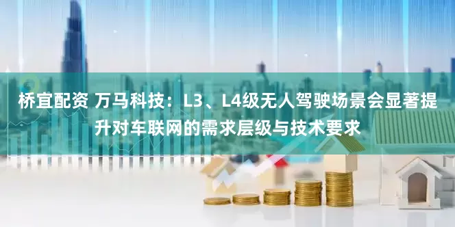 桥宜配资 万马科技：L3、L4级无人驾驶场景会显著提升对车联网的需求层级与技术要求